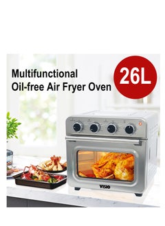 VISIO Air Fryer Oven 6-in-1 | Multi-Function Convection & Air Fryer | Oil-Free Cooking | Rapid Air Circulation | 26L Capacity - pzsku/Z52F18890778F81907B2AZ/45/_/1727593920/5cd8373b-620c-4a11-9100-8a2355c2cc58