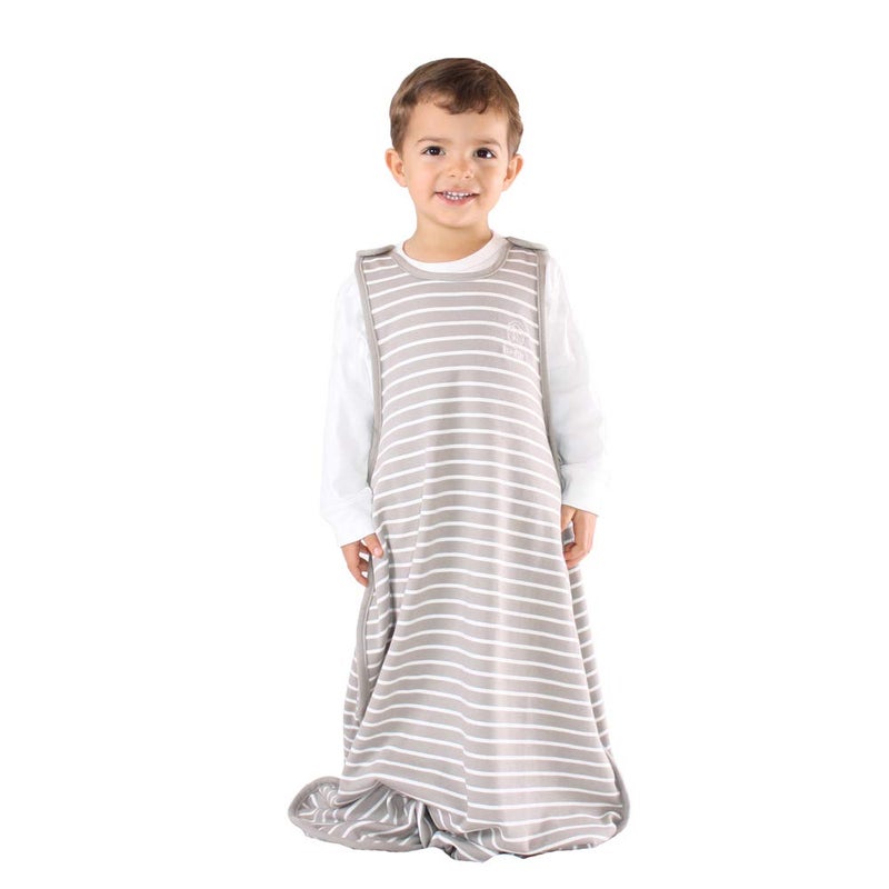 Woolino Toddler Sleeping Bag, 4 Season, Merino Wool and Organic Cotton, Baby Sleep Bag or Sack, 2-4 Years, Earth - Image 1