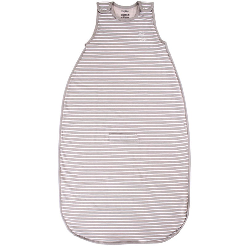 Woolino Toddler Sleeping Bag, 4 Season, Merino Wool and Organic Cotton, Baby Sleep Bag or Sack, 2-4 Years, Earth - Image 2