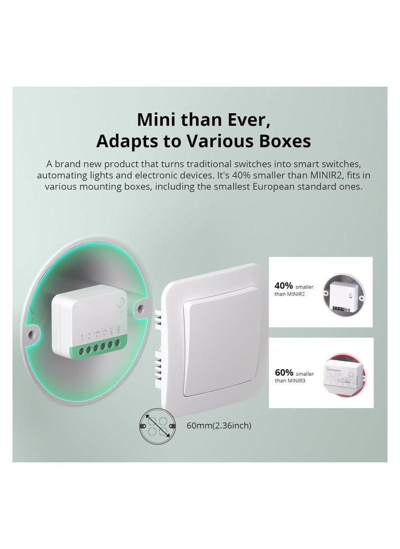Generic - Mini Smart Switch Universal Diy Module for Smart Home Automation Solution, Compatible with Alexa And Google Home Assistant, App Control and Multi-Device Management, Fit for Zigbee Devices - Image 1