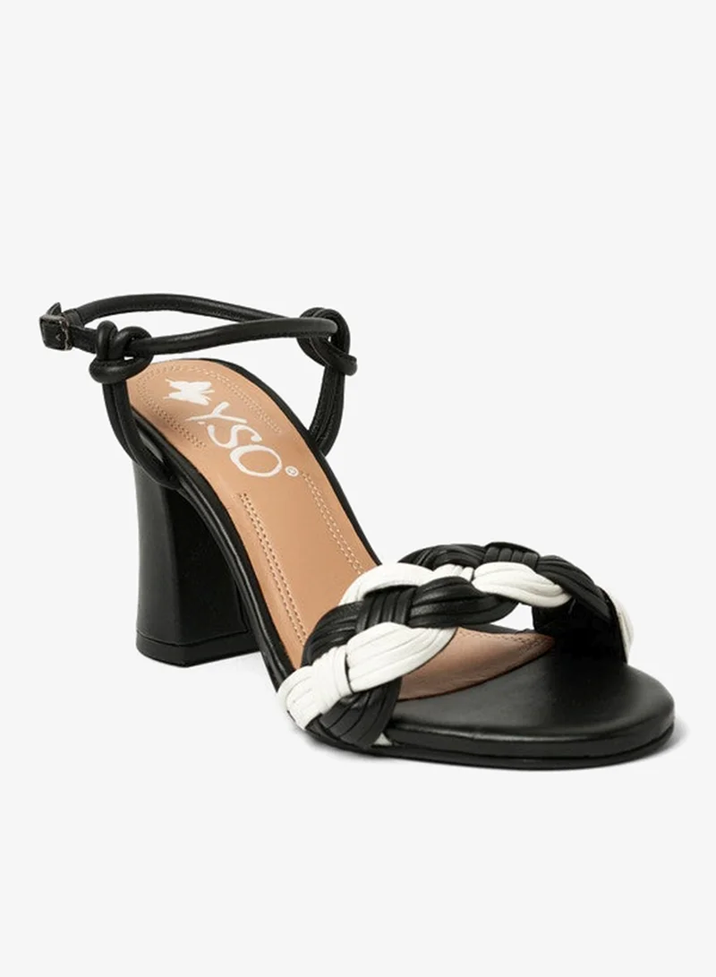 ييزو صنادل نسائية بكعب عالٍ - كعب أنيق وعصري لكل المناسبات