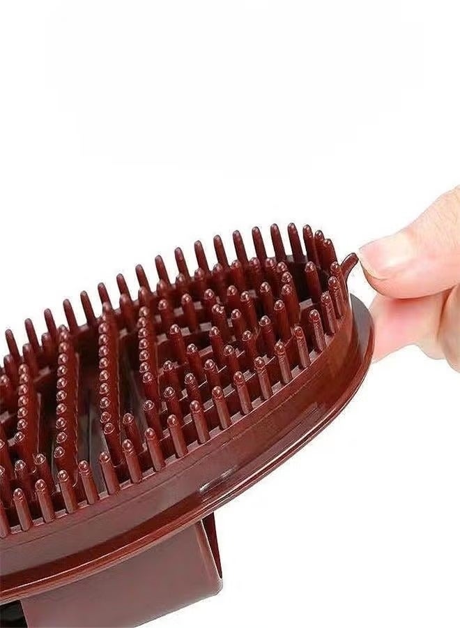 general Body Brush Essential Oil Massage Brush Slimming Leg and Body Massage Brush Bath Massage Brush For Relaxation Improving Blood Circulation Anti Cellulite Massager Body Shower Scrubber Exfoliator - Image 2