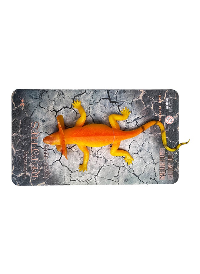 Galaxy Toys - Galaxy Bright Yellow And Orange Salamander Toy - Realistic Crawling Reptile Figurine with Elongated Body and Spread-Out Legs | Detailed Plastic Model for Kids And Collectors - Image 1