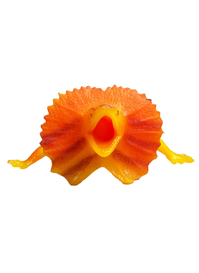 Galaxy Toys - Galaxy Bright Yellow And Orange Salamander Toy - Realistic Crawling Reptile Figurine with Elongated Body and Spread-Out Legs | Detailed Plastic Model for Kids And Collectors - Image 1