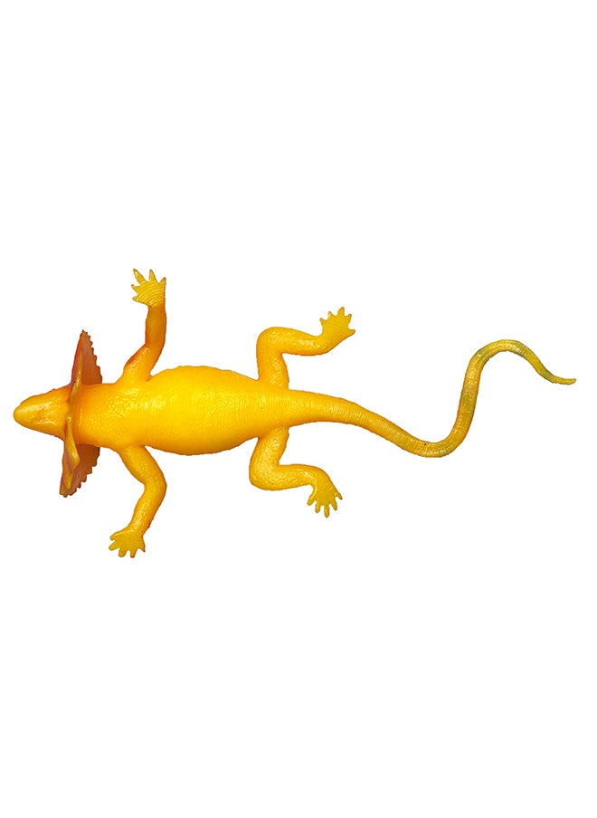 Galaxy Toys - Galaxy Bright Yellow And Orange Salamander Toy - Realistic Crawling Reptile Figurine with Elongated Body and Spread-Out Legs | Detailed Plastic Model for Kids And Collectors - Image 1