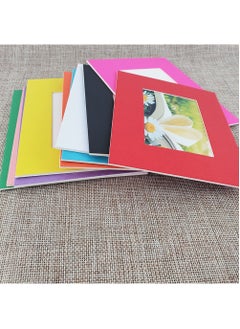 Rubik Cardboard Photo Frame 10 Pack with Self Adhesive Tape Wall Decorative Picture Album  (2.5 x 3.5 inch) Black/White  - Image 5