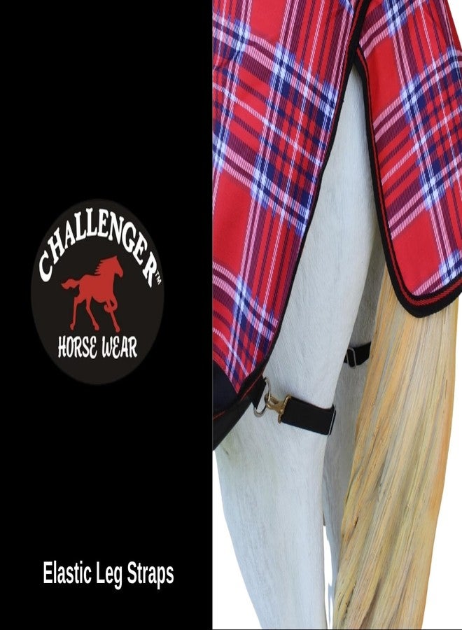 Challenger 68" 1200D Turnout Waterproof Rain Horse Sheet Light Winter Blanket 374B - Image 5