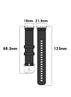 Generic Soft Watchbands Compatible with Samsung Galaxy Fit3 SM-R390 Silicone Sport Wristband Band Replacement Bracelet Quick Release Straps  - Image 4