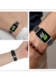 Generic Soft Watchbands Compatible with Samsung Galaxy Fit3 SM-R390 Silicone Sport Wristband Band Replacement Bracelet Quick Release Straps  - Image 5