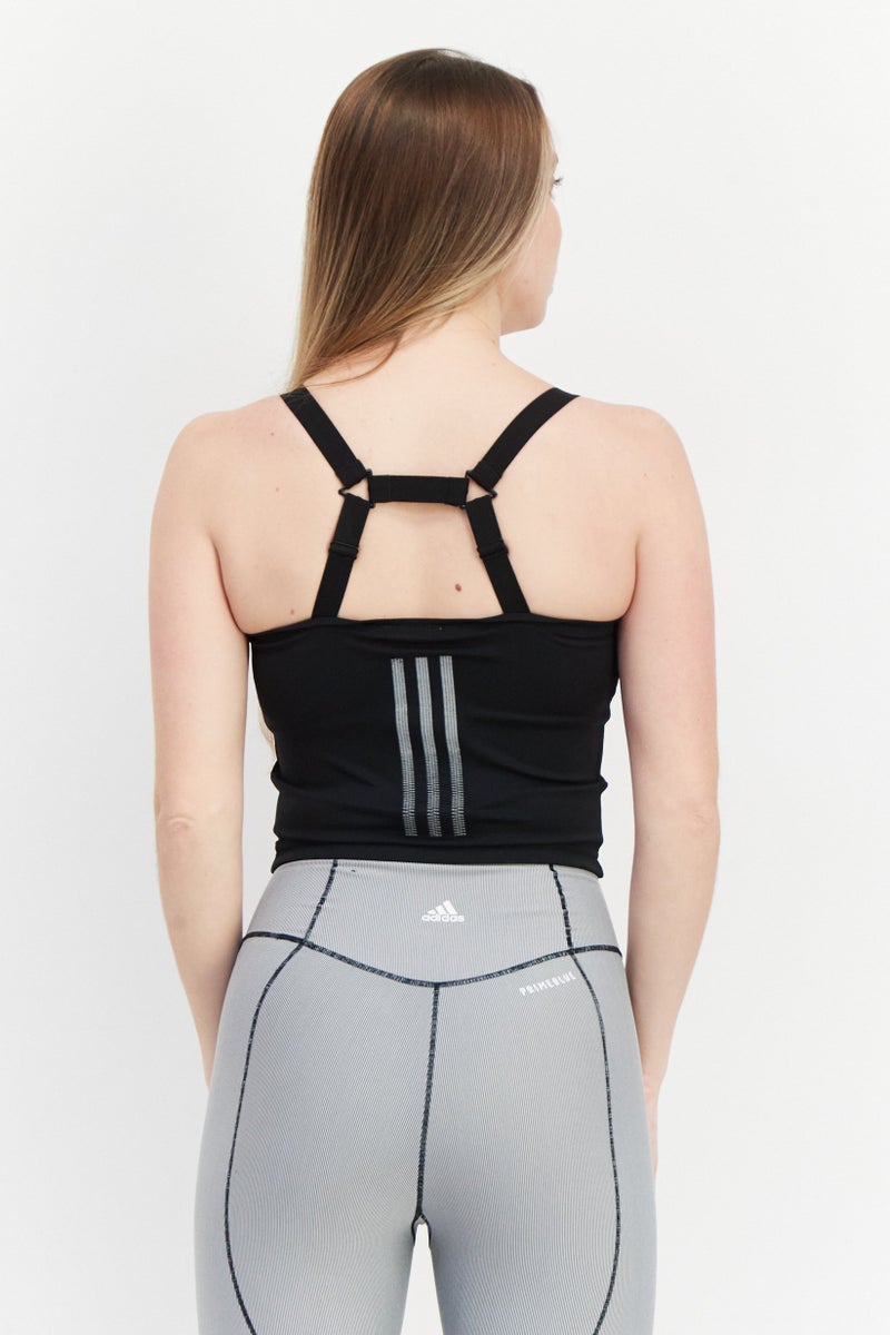 Adidas x Parley Women Sportswear Fit Sleeveless Running Tank Top, Black - Image 2