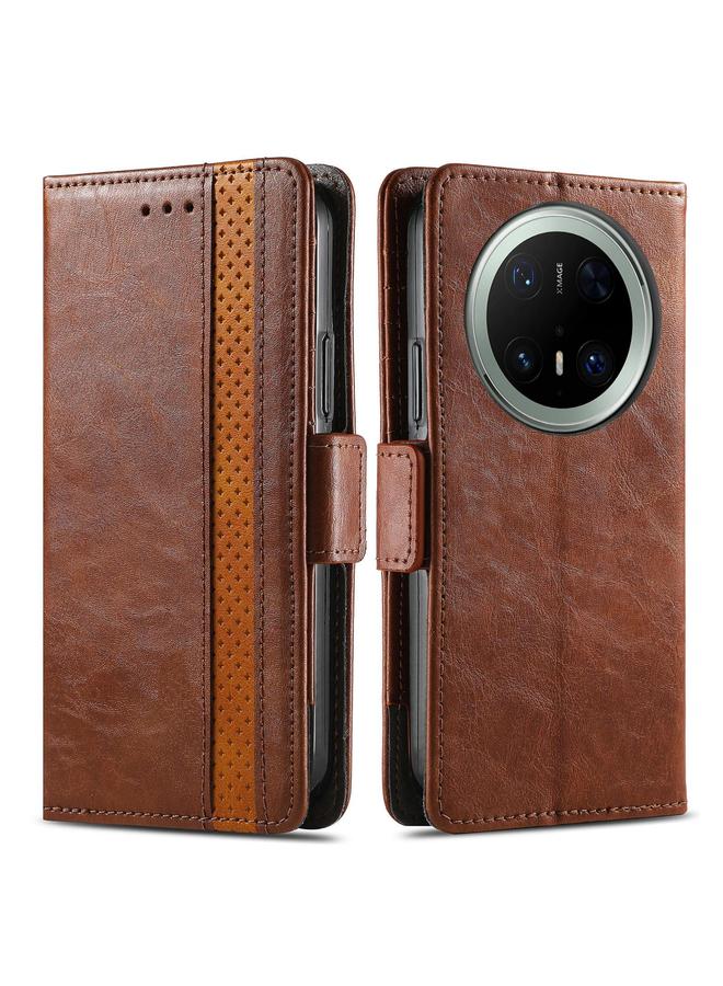S-TOP Case For Huawei Mate 70 Pro CaseNeo Splicing Dual Magnetic Buckle Leather Phone Case - Image 2