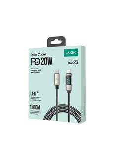 LANEX LS20CL 3A Type-C To Lightning Data Cable 1M - pzsku/Z52F1E2A0521099BB5509Z/45/_/1739045491/d059bf10-d2c9-4157-ba66-0933a6237ce1