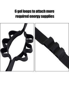 Jovitec 2 Pieces Race Number Belt With 6 Gel Loops For Running Cycling Triathlon Marathon (Black)  - Image 5
