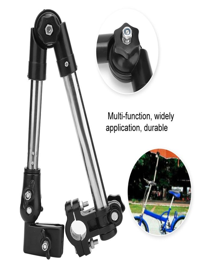 JANCAN Umbrella Mount Stand, Bicycle Umbrella Mount Holder,Wheelchair Stroller Bicycle Umbrella Attachment Handle Bar Holder Clamp Supporter Connector for Handlebars with Diameter of 20-25mm - Image 2