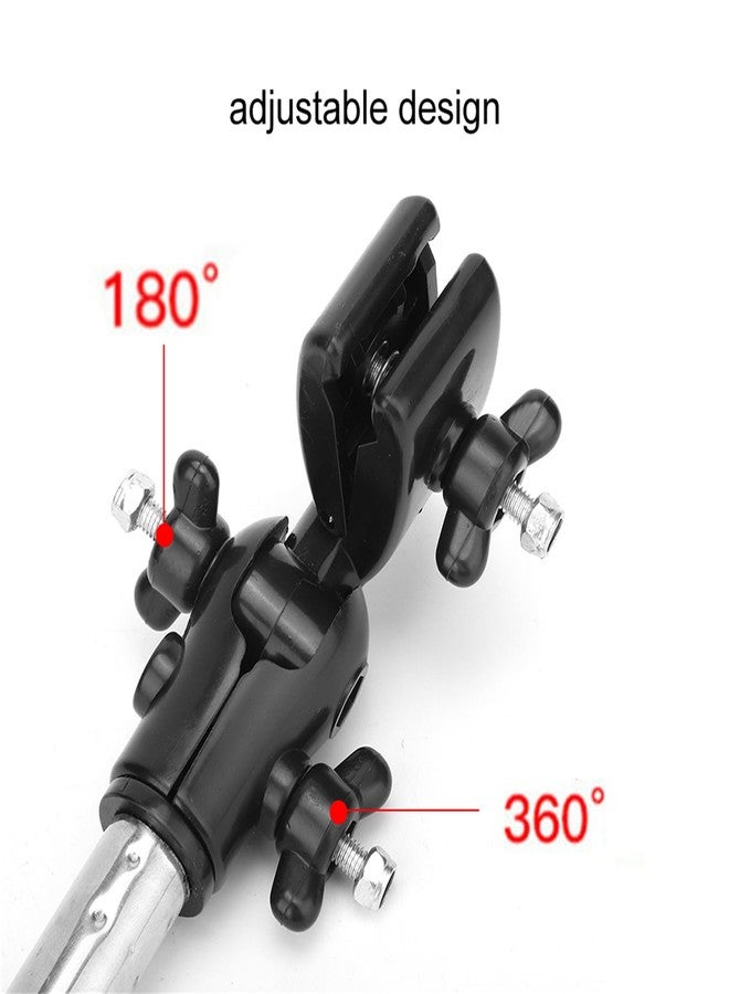 JANCAN Umbrella Mount Stand, Bicycle Umbrella Mount Holder,Wheelchair Stroller Bicycle Umbrella Attachment Handle Bar Holder Clamp Supporter Connector for Handlebars with Diameter of 20-25mm - Image 4