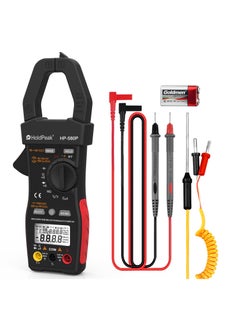 Automatic Range And Backlight Multi-Function Power Clamp Meter Black/Red