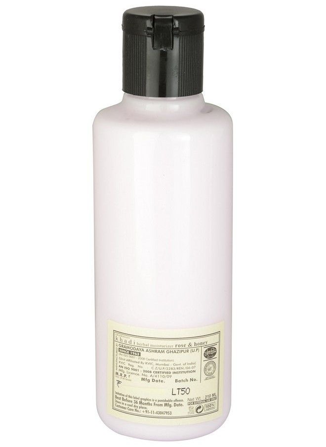 Khadi Natural Moisturising Lotion Rose And Honey 210Ml  - Image 5
