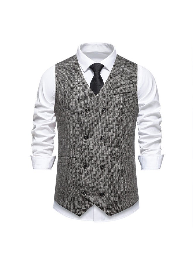 Shougu New Fashionable Casual Men's Suit Vest - Image 1