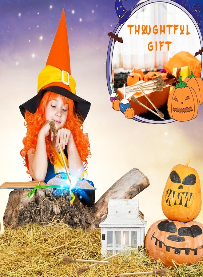 Blvochnnt 12 Pcs Witch Broom Pencils,Broom Pen Wizard Themed Party Supplies Goody Bag Filler Favors for Kids 100th Day of School Rewards,Halloween - Image 5