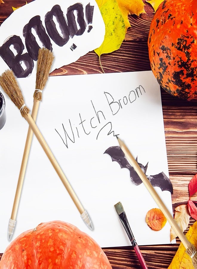 Blvochnnt 12 Pcs Witch Broom Pencils,Broom Pen Wizard Themed Party Supplies Goody Bag Filler Favors for Kids 100th Day of School Rewards,Halloween - Image 3