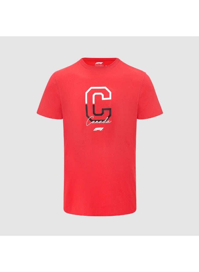 FORMULA1 Formula 1 Fanwear Canada Grand Prix, T-shirt, Red - Image 1
