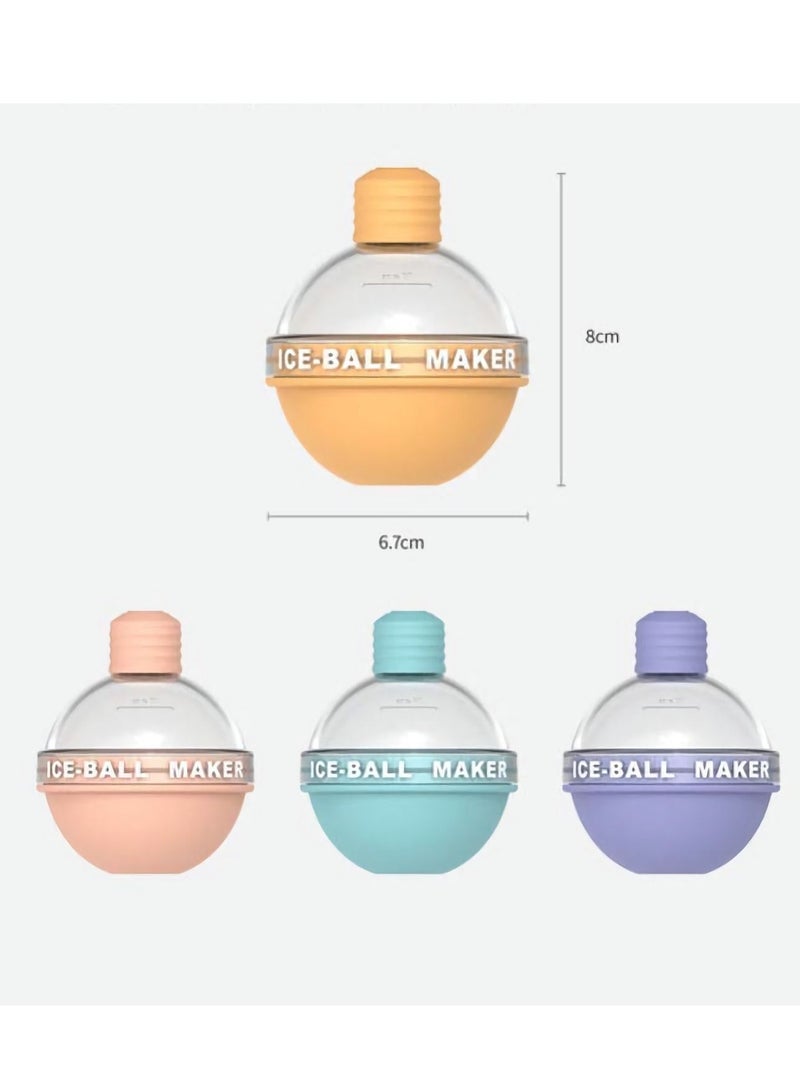 Y&D Ice Ball Mold, Silicone Spherical Reusable Maker for Coffee Beverage Cold Drink Making DIY Home Kichen 4 pcs - Image 5