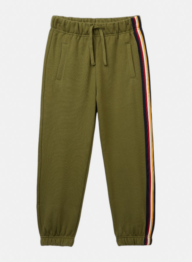 بينيتون بنطلون تدريب أولاد مخطط - Image 1