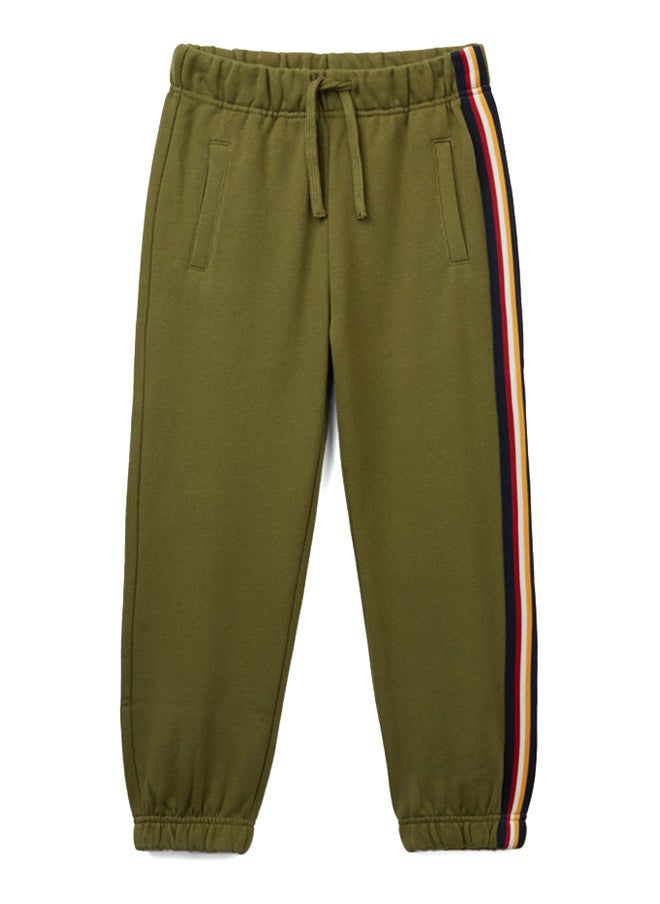Benetton Sweatpants With Striped Details  - Image 3
