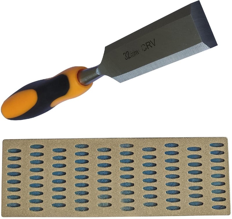 DUMDAAR 32mm chisel with sharpening tool Bevel Chisel Set () - Image 1