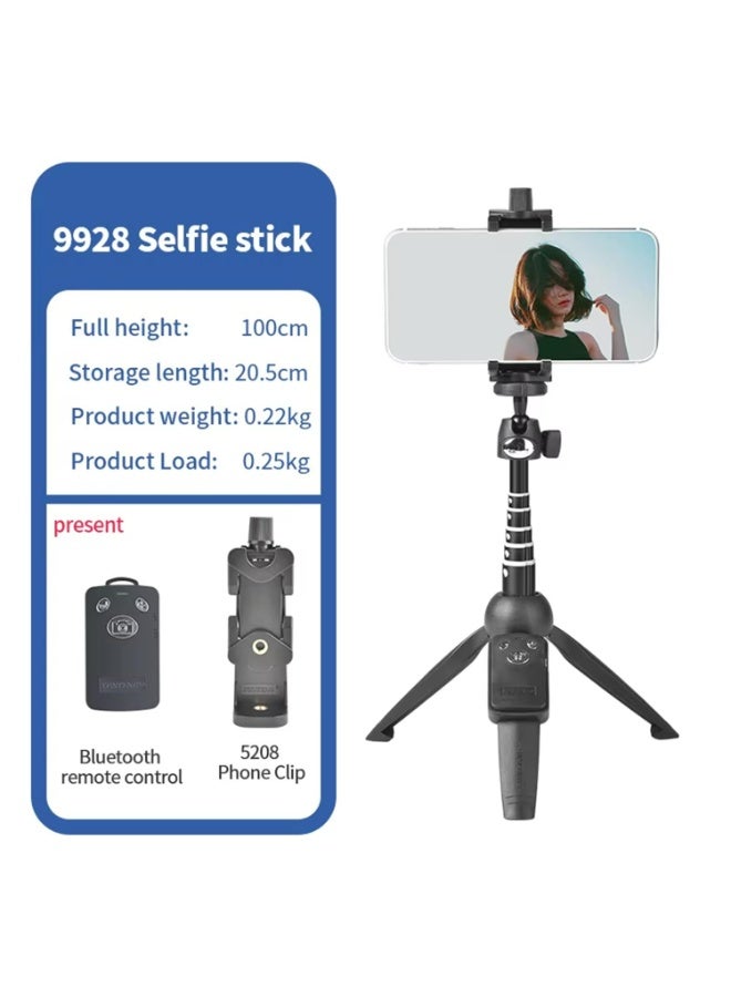 40" Extendable Selfie Stick Tripod with Wireless Remote - Aluminum Alloy Phone Mount for iPhone 16/15/14/13,for Samsung S24/S23, (101cm Max Height, Foldable Design) - Image 3