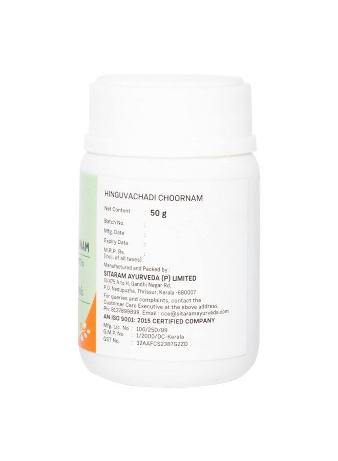 Sitaram Ayurveda Hinguvachadi Choornam 50 gms - Image 4