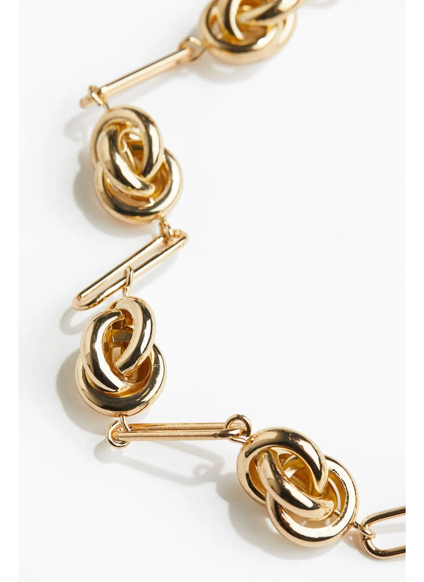 H&M Knot-Detail Chain Necklace
