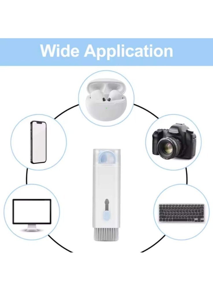 7 in 1 Mini Portable Cleaning Kit Multifunctional Keyboard Headphone Cleaning Brush Phone Computer Screen Cleaner for Electronic Devices Daily Cleaning - Image 5
