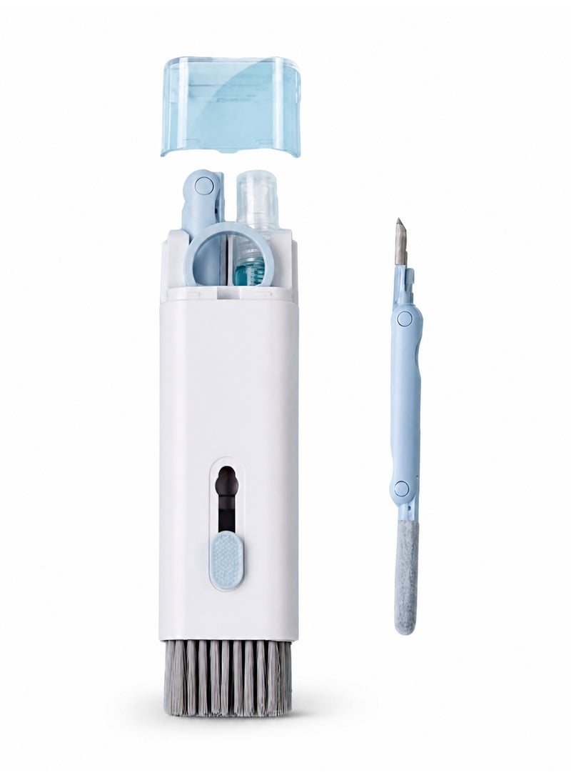 7 in 1 Mini Portable Cleaning Kit Multifunctional Keyboard Headphone Cleaning Brush Phone Computer Screen Cleaner for Electronic Devices Daily Cleaning - Image 1