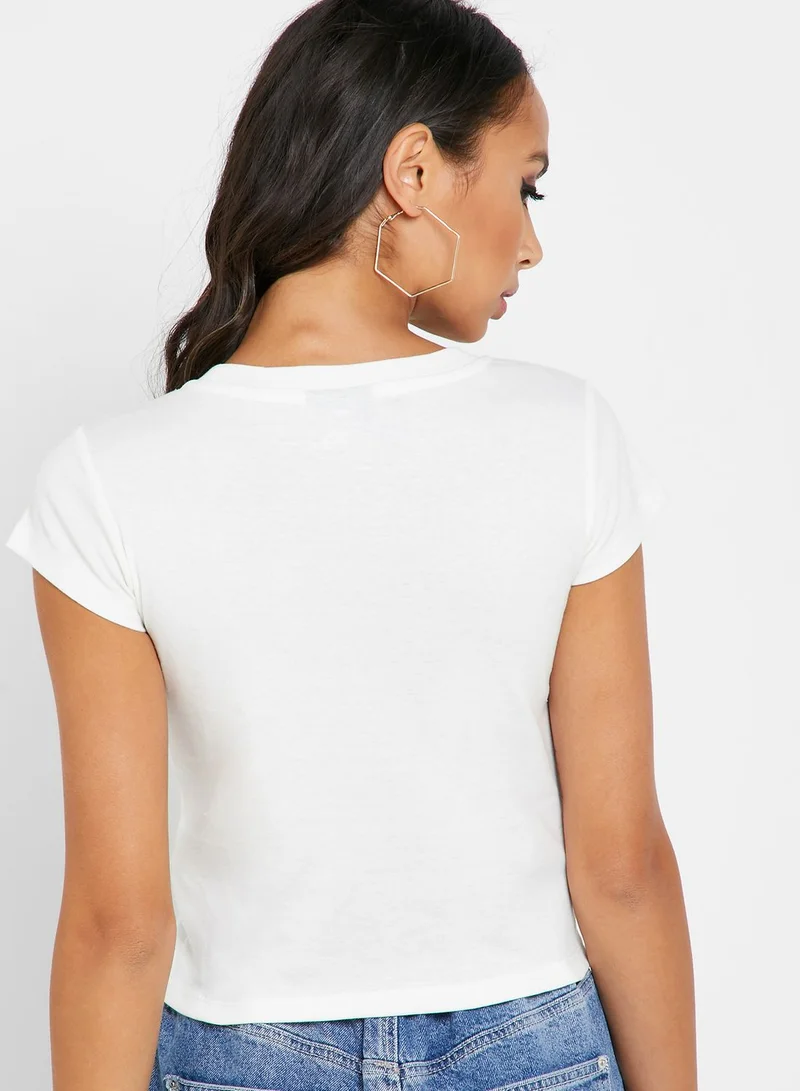 TOPSHOP Slogan T-Shirt