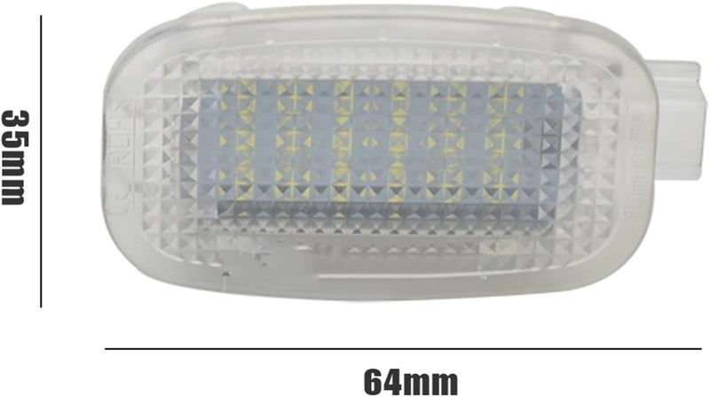 Wivplex 2Pcs Super Bright Error Free LED Courtesy Door Light for Mercedes-Benz Models - Image 2
