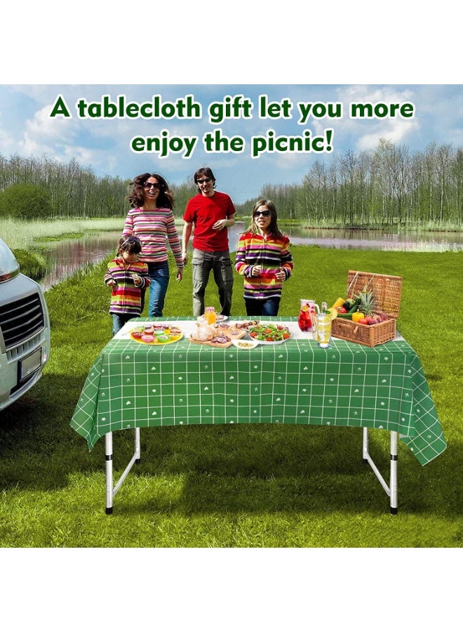 Foldable Picnic Table 1.2 m – Portable Aluminum Camping Table with Plastic Handle – Adjustable Height – Ideal for Picnics, Parties & BBQ – White - Image 5