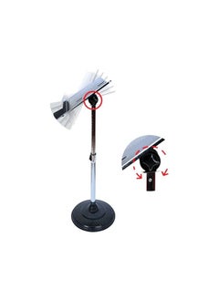 Generic Holy Quran holder, wood head, base, stainless steel column, 90 degree rotation axis  - Image 5