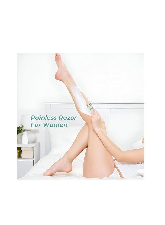 أداة إزالة الشعر اليدوية للنساء - أداة إزالة الشعر اليدوية السهلة للنساء تحت الإبطين والجسم والساقين - رائعة للبشرة الحساسة - ماكينة حلاقة لإزالة الشعر التجميلية (متعددة الألوان) - Image 5