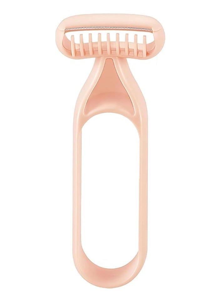 أداة إزالة الشعر اليدوية للنساء - أداة إزالة الشعر اليدوية السهلة للنساء تحت الإبطين والجسم والساقين - رائعة للبشرة الحساسة - ماكينة حلاقة لإزالة الشعر التجميلية (متعددة الألوان) - Image 1