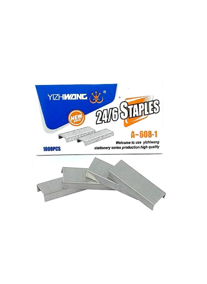 YIZHIWANG Stapler Staples - Box of 1000 Staples  - Image 1