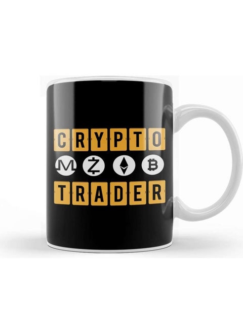 Print Shop Crypto Trader Bitcoin Hodl Cryptocurrency Mug Porcelain