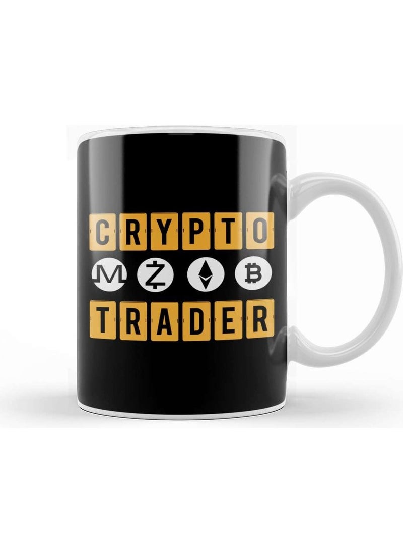 Baskı Dükkanı - Print Shop Crypto Trader Bitcoin Hodl Cryptocurrency Mug Porcelain - Image 1