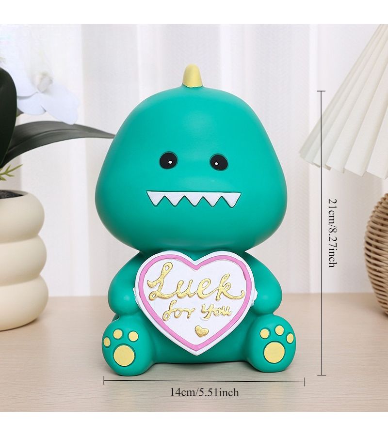Duck Piggy Bank Cute Animal Coin Holder Portable Office Decoration - Image 4