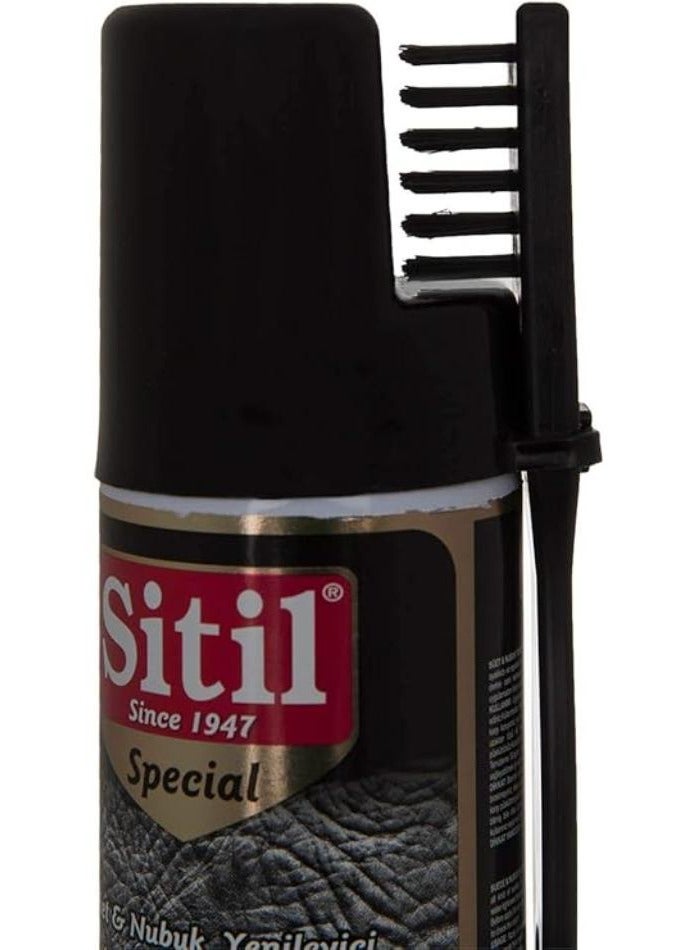 Sitil Suede & Nubuck Renovator Spray  Black Color 250 ml - Image 2