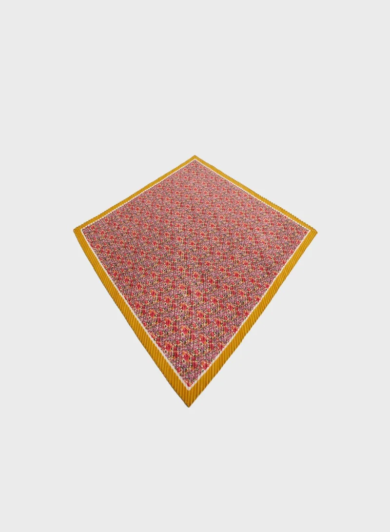 MANGO Spring Printed Pleated Scarf