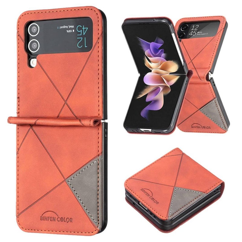 Drop Protection , Blue , Cover for Samsung Galaxy Z Flip 4 , Two Tone Design , for On The Go Carry - Image 5