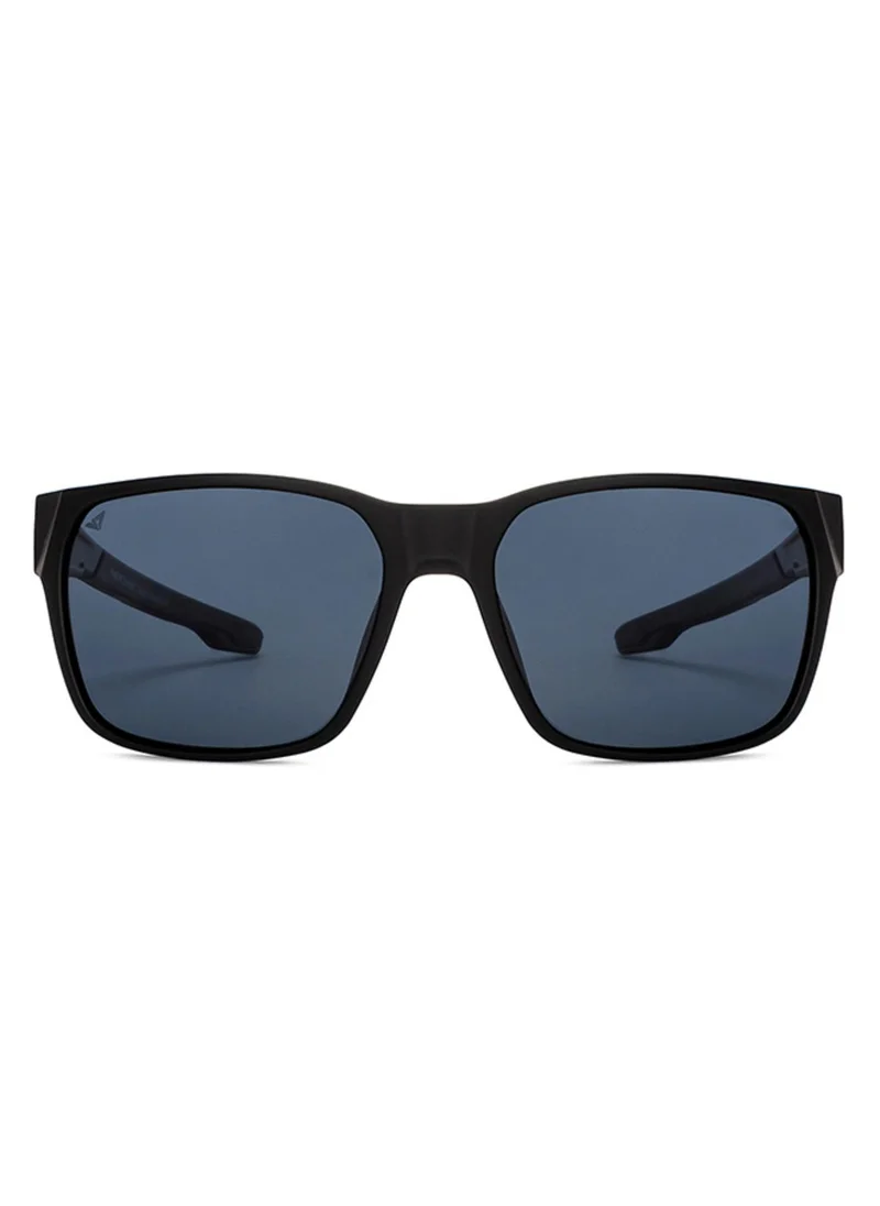 VINCENT CHASE VINCENT CHASE EYEWEAR By Lenskart | Full Rim Square Branded Latest and Stylish Sunglasses | Polarized and 100% UV Protected | Men & Women | Medium | VC S14462 (Color:-Black)-Pack of 1