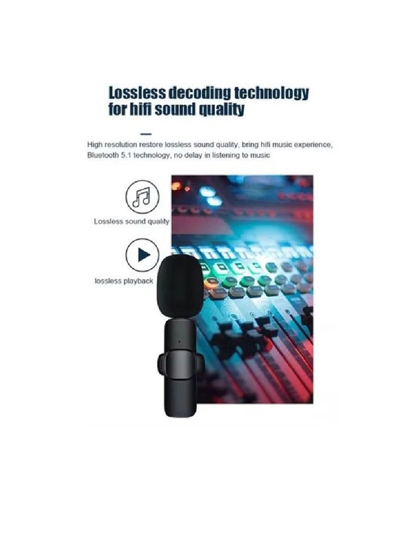 DIGI CORE K35 Wireless Collar Microphones For 3.5mm AUX Devices Camera Speaker Mobile Phone Recording Clip-On Lapel Lavalier Mic  - Image 4
