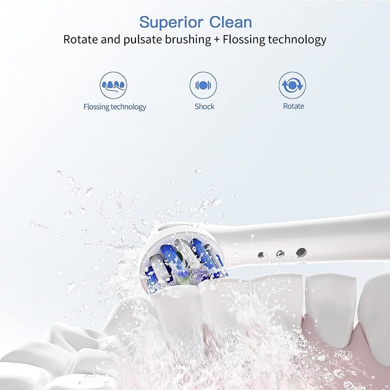 TINGOX Replacement Toothbrush Heads for Oral B Braun, 16 Pack Electric Toothbrush Heads, Precision Clean Brush Heads Refill Compatible with Oral-B 7000/Pro 1000/9600/5000/3000/8000 (16pack) - Image 5